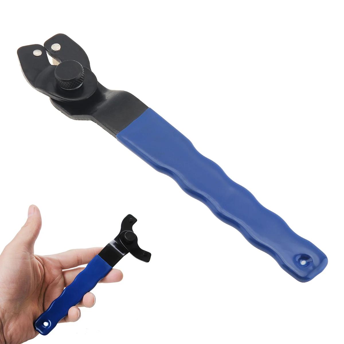Angle Grinder Wrench Universal Power Tool Accessories 10 - 45mm Clamping Adjustable Spanner Home Wrenches Repair Han